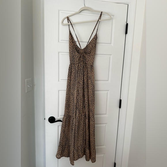 Cupshe Lace-Up Backless Maxi Slip Dress - Picture 4 of 5